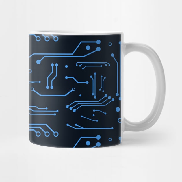 Blue Circuits by Firestorm Fox